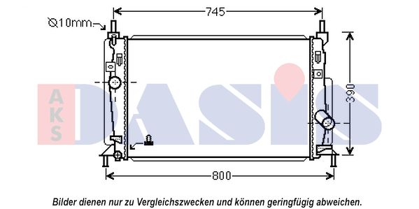 AKS DASIS Radiators, Motora dzesēšanas sistēma 110077N